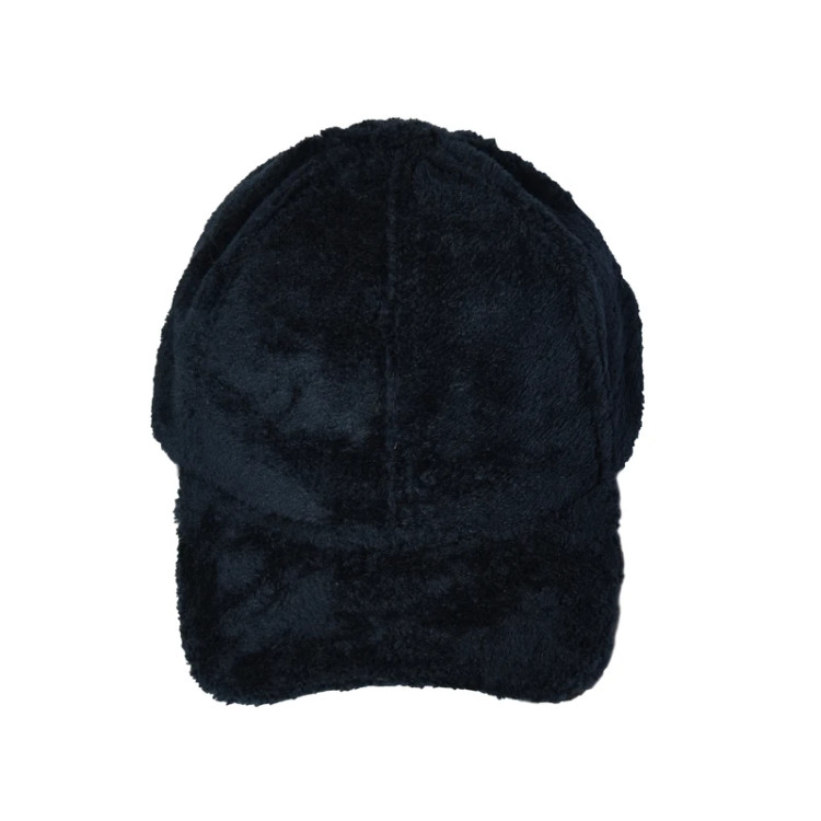 کلاه کپ زمستانه مدل تدی | مشکی