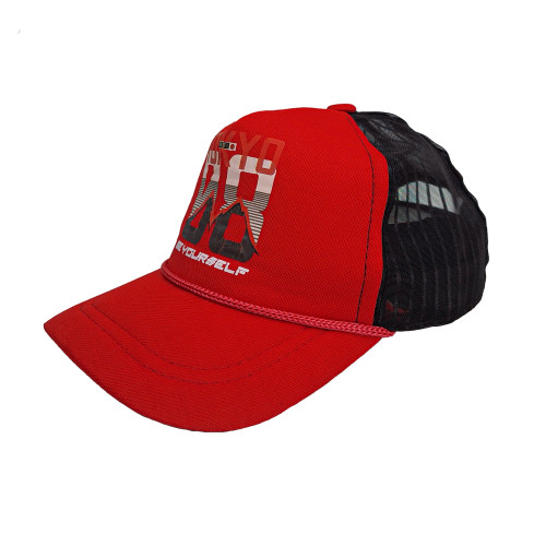 کلاه کپ پشت تور مردانه | قرمز