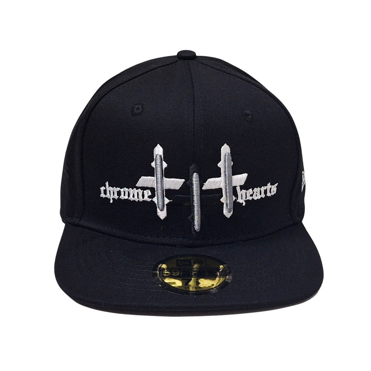 کلاه کپ بک فیت مدل Chrome Hearts | دارای نقاب صاف و گلدوزی شده