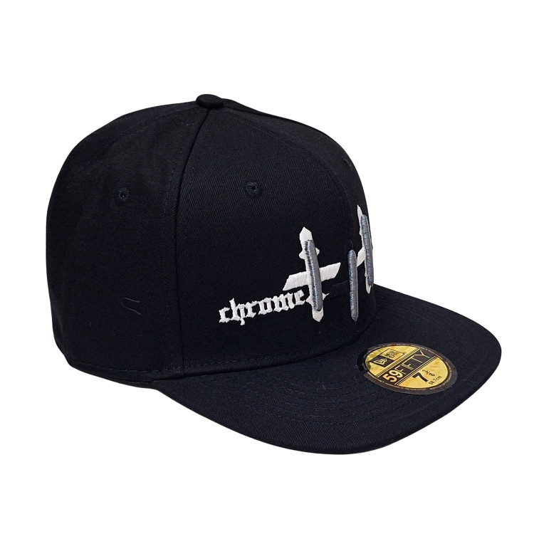 کلاه کپ بک فیت مدل Chrome Hearts | دارای نقاب صاف و گلدوزی شده