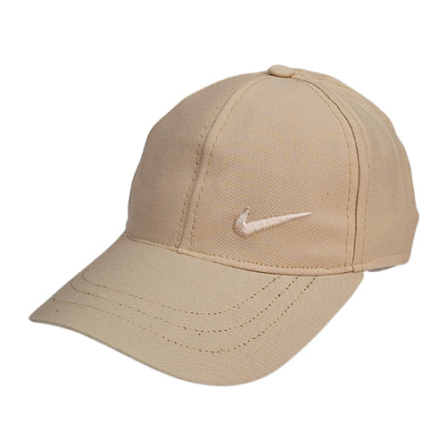 کلاه کپ کتان کرمی برند NIKE | ساده و مناسب هوای گرم 533