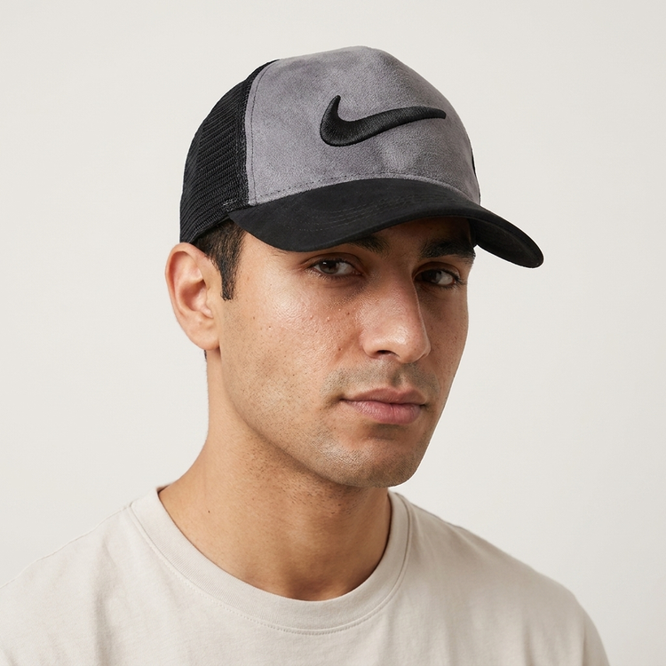 کلاه کپ مخملی پشت توری برند NIKE | روزمره و اسپورت 483