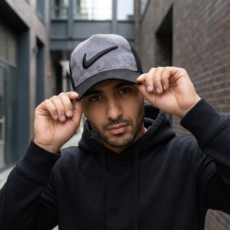 کلاه کپ مخملی پشت توری برند NIKE | روزمره و اسپورت 483
