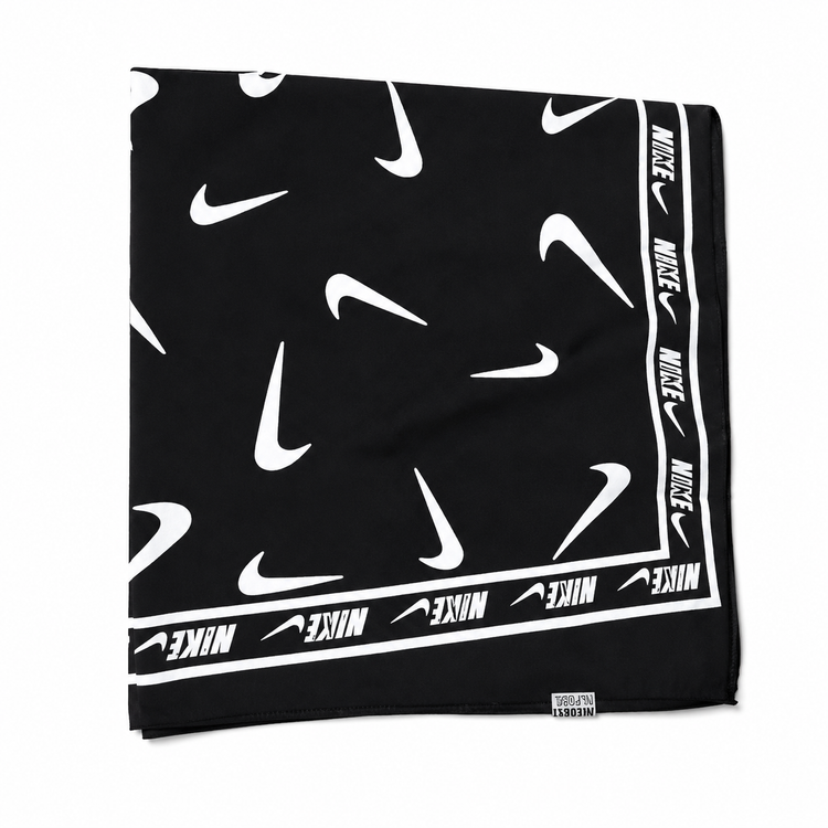 باندانا مشکی طرحدار | دستمال سر و گردن طرح Nike