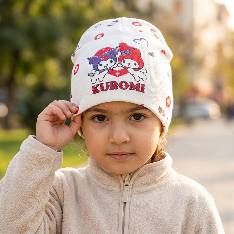 کلاه بچگانه مدل kuromi کد 503